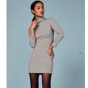 Reformation Ellie dress in gray, size Small.